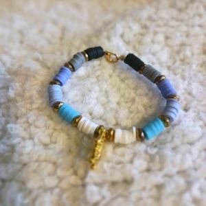 A clay bead bracelet business